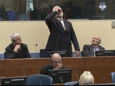 WATCH: Bosnian war criminal dies after claiming to take poison in court