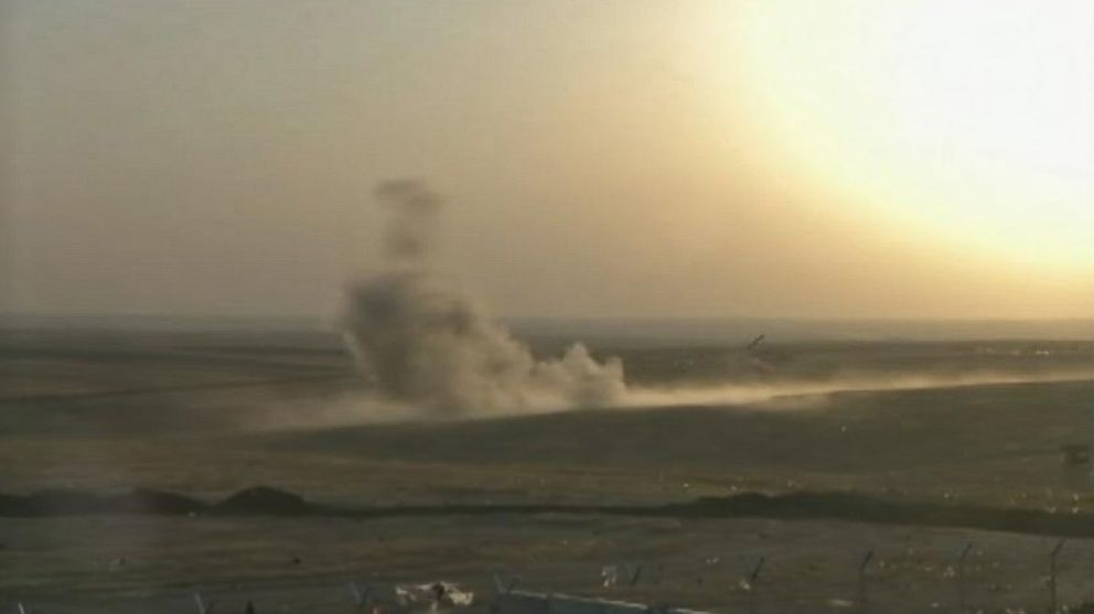 Watch This Is What the Air Strike in Iraq Looked Like ABC News