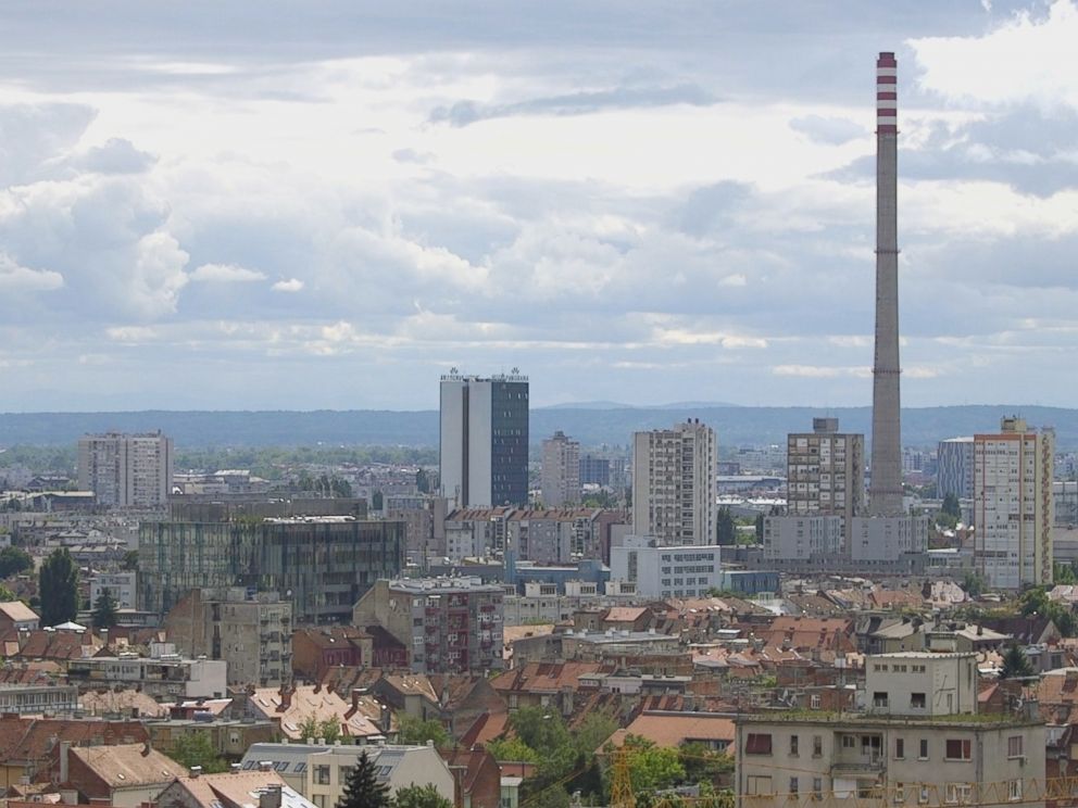 PHOTO: A view of the industrial zone of Zagreb, Croatia where Dalibor Talajic works.