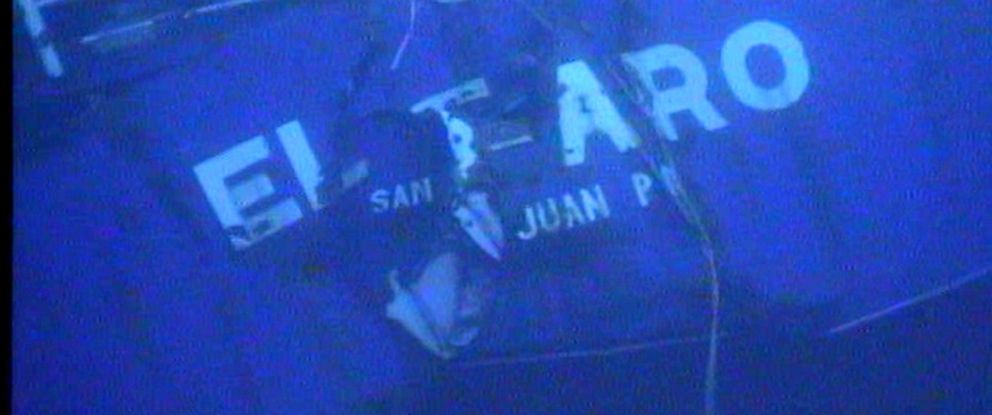 PHOTO: The stern of the sunken ship El Faro, Aug. 26, 2016. 