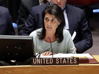 Nikki Haley Blasts Russia in First Remarks at UN Security Council