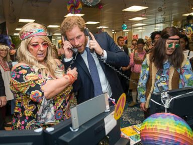 PHOTO: Prince Harry Mans the Phones for Charity