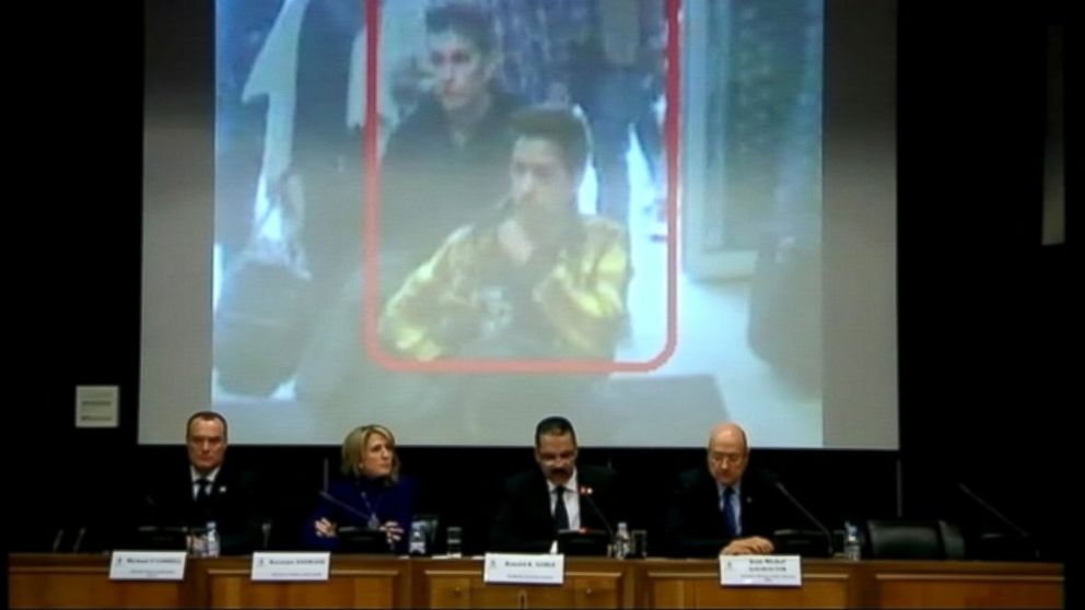 PHOTO: At a March 11, 2014 press conference, Interpol identified the men who boarded Malaysia Airlines Flight MH370 using stolen passports as Pouria Nour Mohammad Mehrdad, 19, and Delavar Syed Mohammad Reza, 29.