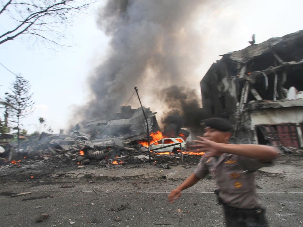 Over 100 Dead in Indonesia After Military Plane Crashes in Residential Area AP_INDONESIA3_150630_DG_4x3_992