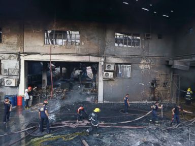 Kin Says Workers Were Trapped as Philippine Fire Kills 58