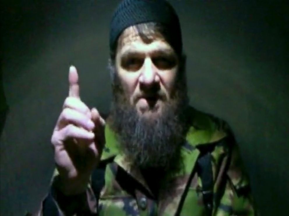 PHOTO: Insurgent leader Doku Umarov speaking in a video in which he claims responsibility for deadly suicide bombing at Russias largest airport, released Feb. 7, 2011, by The Kavkaz Center, a website affiliated with Chechen rebels.