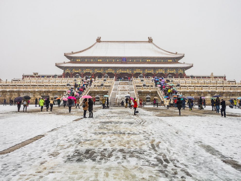 Surprise Snowstorm Turns Beijing Into Winter Wonderland ABC News