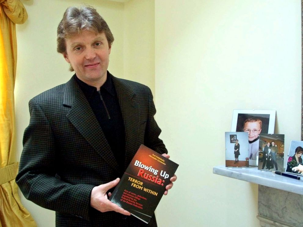 PHOTO:This May 10, 2002 file photo shows Alexander Litvinenko, former KGB spy and author of the book Blowing Up Russia: Terror From Within photographed at his home in London.