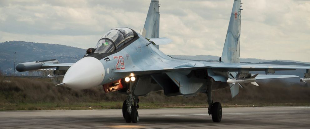 Russian Fighter Jet Flies Half Mile From Coalition Aircraft Over Syria ...