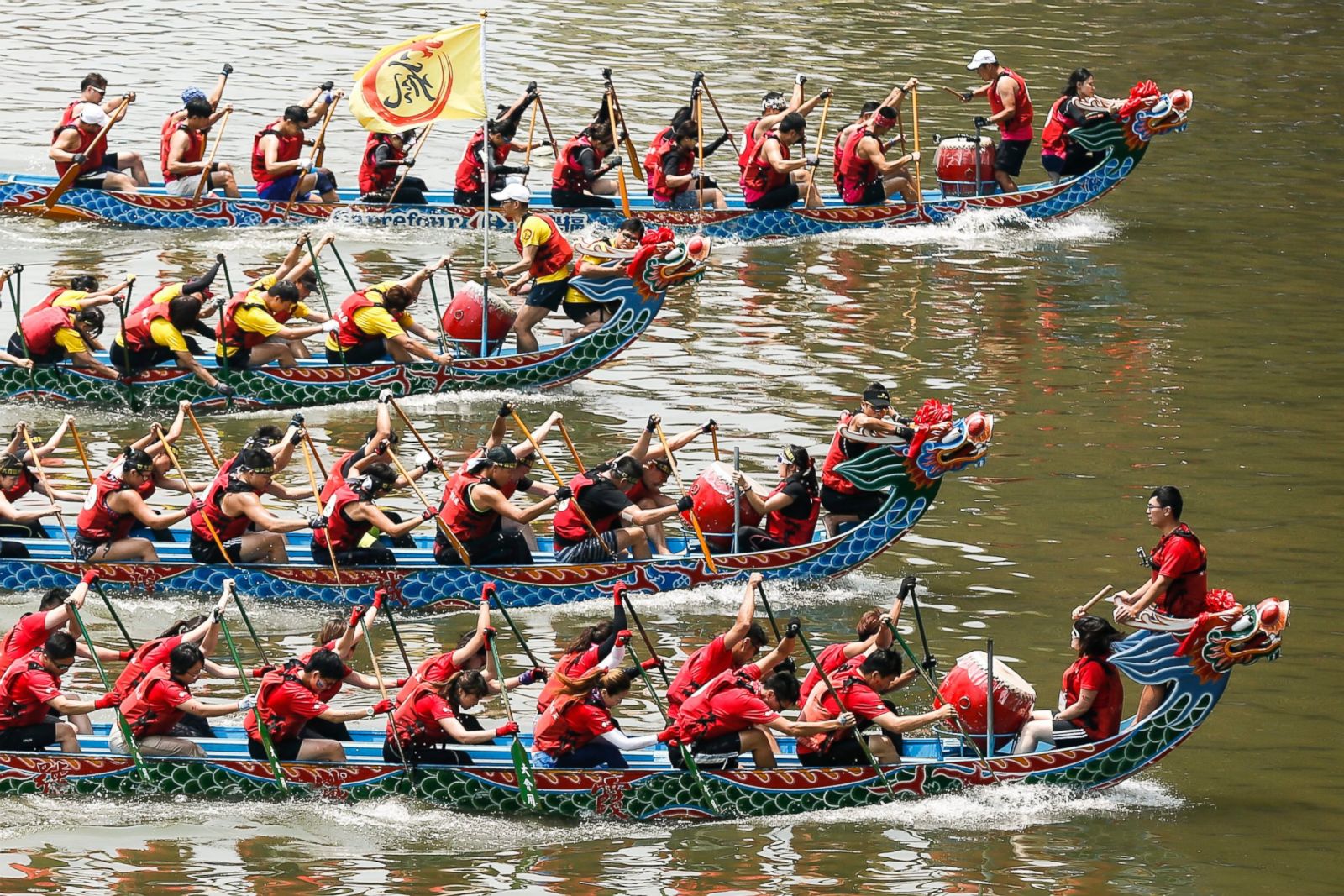 Picture Dragon Boat Festivities Honor Ancient Traditions ABC News