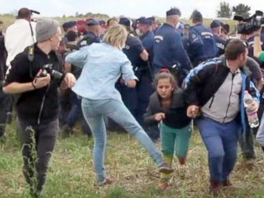 What Camerawoman Has to Say About Why She Tripped Refugees