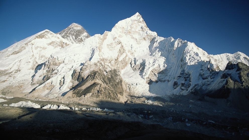 PHOTO: Mount Everest, the earths highest mountain, is seen in this file photo.