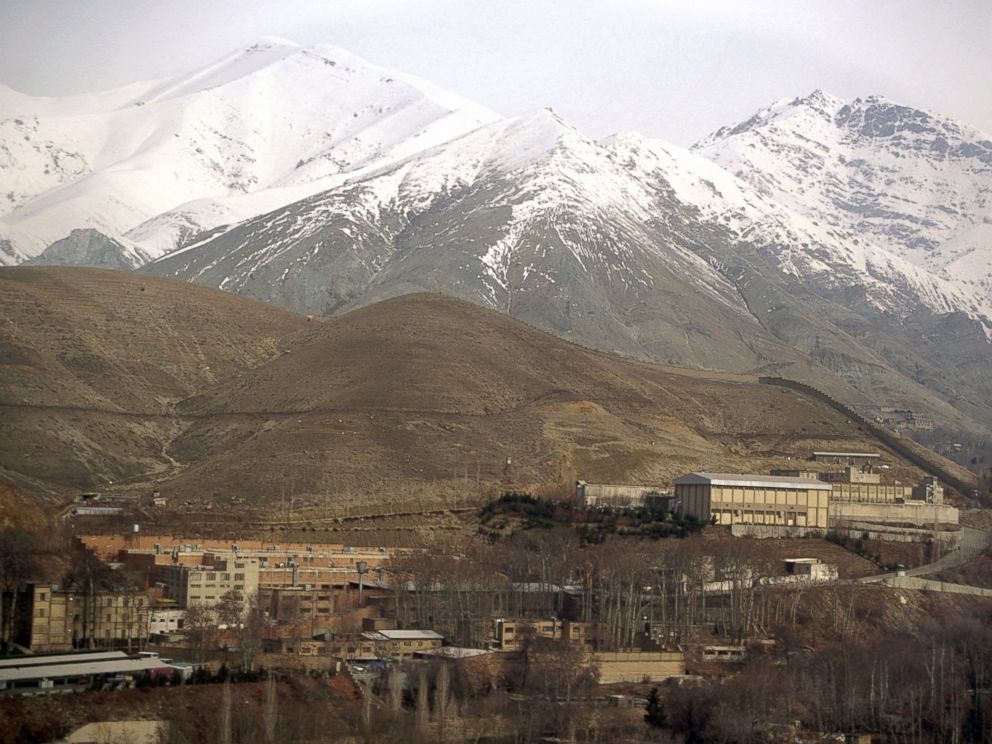 PHOTO: The Evin prison in Tehran and the Elburs mountains.