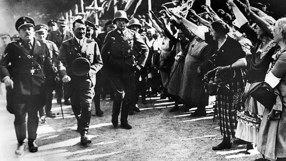 PHOTO: Adolf Hitler in Goslar, Germany in 1934.
