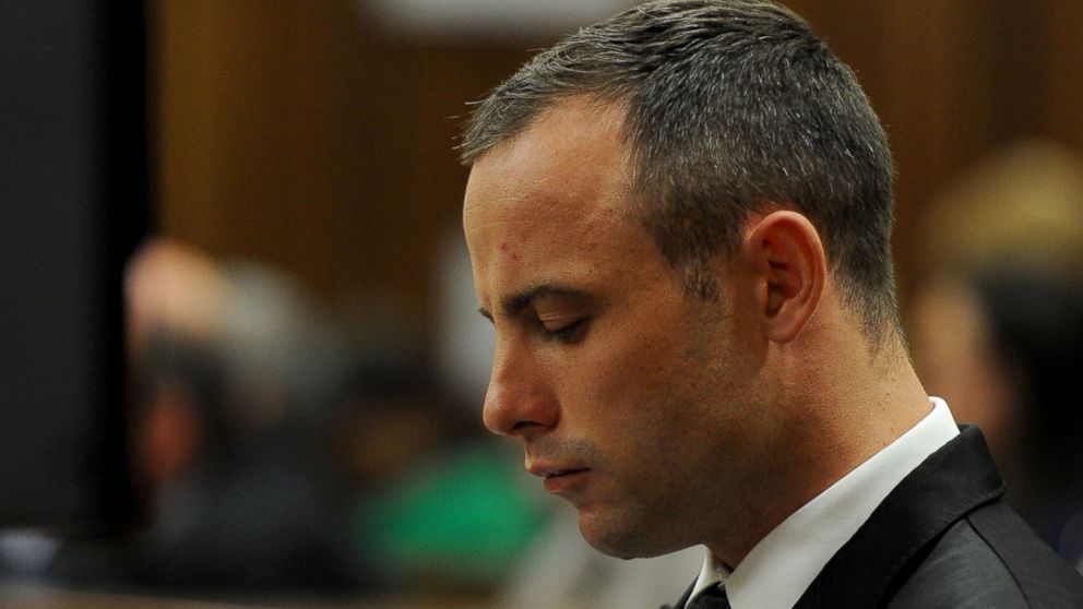 PHOTO: Oscar Pistorius in court for his ongoing murder trial in Pretoria, South Africa, May 12, 2014.