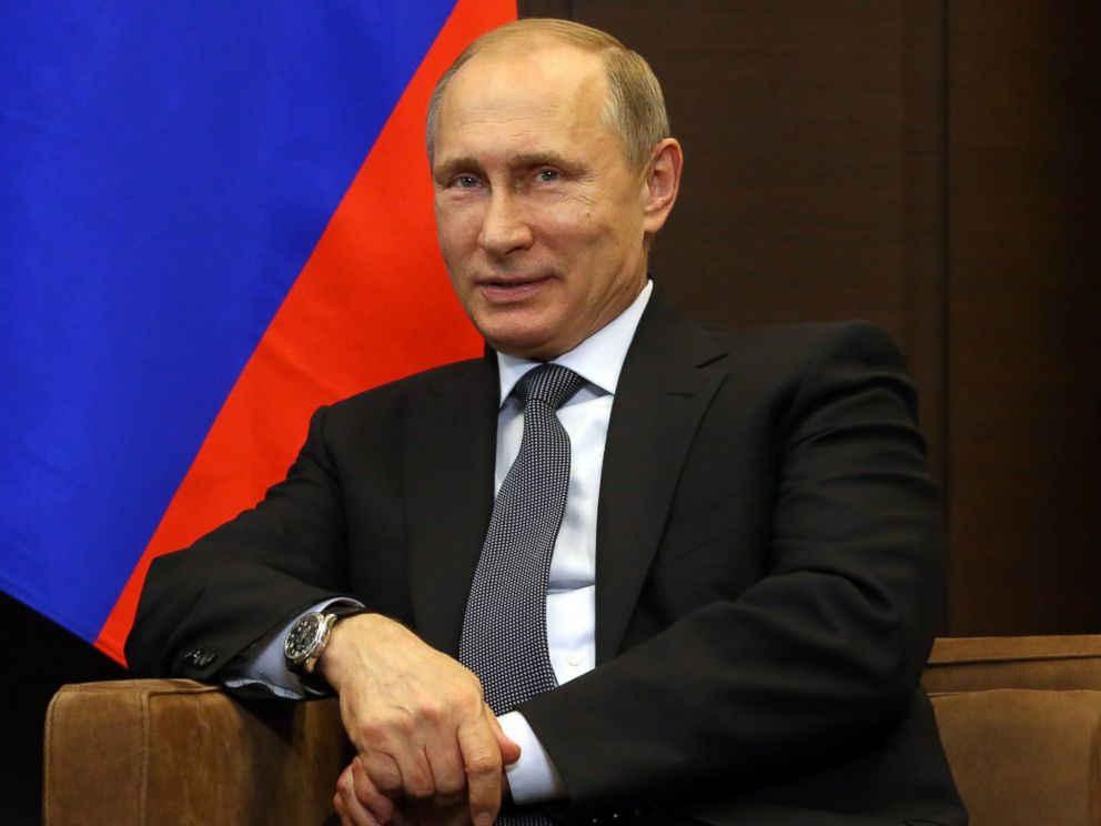 PHOTO: Russian President Vladimir Putin attends a meeting, May 15, 2015, in Sochi, Russia.
