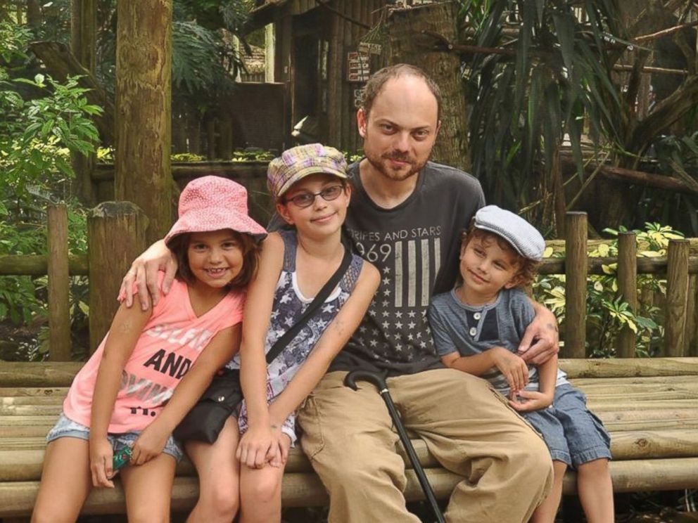 PHOTO: Poisoned Russian Activist Vladimir Kara-Murza, seen with his children in this undated family photo, is fighting for his life in a Moscow hospital Monday night, his wife told ABC News.