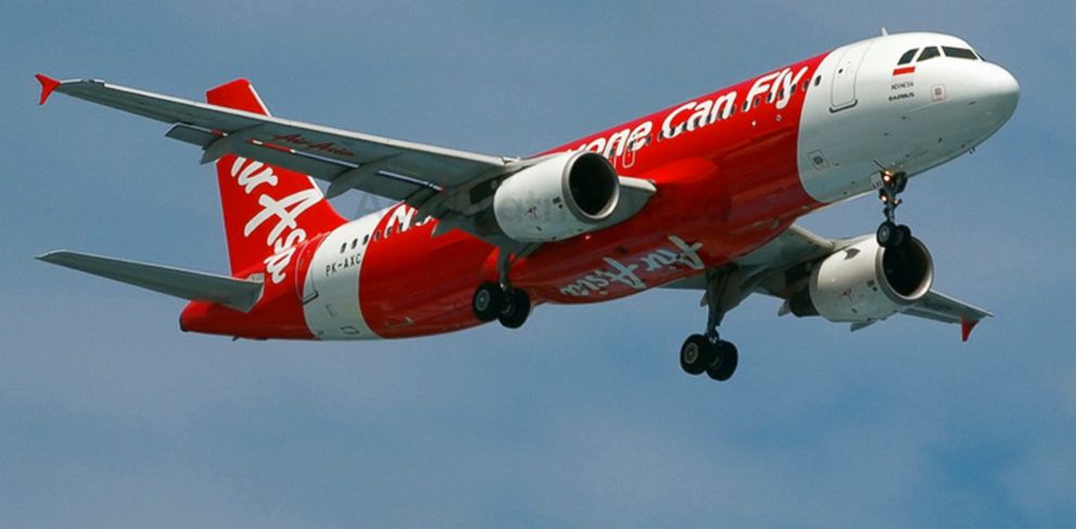PHOTO: This photograph from April 2014 shows Indonesia AirAsia’s Airbus A320-200 PK-AXC in the air near Jakarta Soekarno–Hatta International Airport.