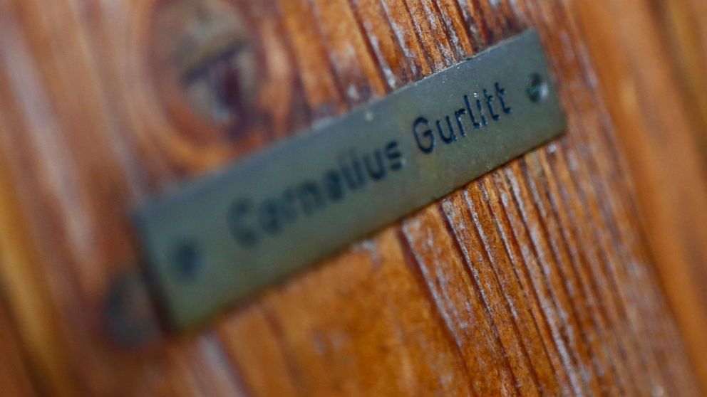 PHOTO: The name plate on the house of art collector Cornelius Gurlitt is pictured in Salzburg Nov. 6, 2013. 