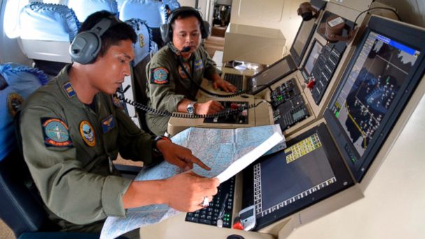 Search area for missing AirAsia jetliner to expand onto land.