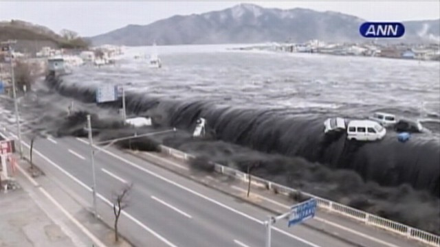 VIDEO: Boats and cars smashed like matchsticks by tsunami wave in the city of Miyako.