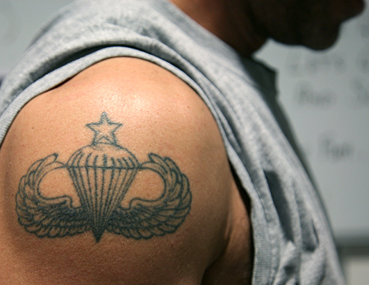 82nd Airborne Jump. tattoos here? Va., said he