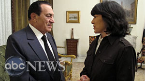 Christiane Amanpour speaks with Egyptian President Hosni Mubarak in an exclusive interview.