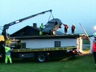 Car Soars 100 Feet, Lands On Roof