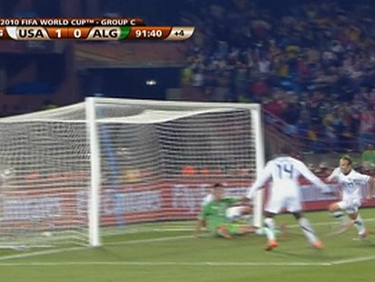 VIDEO: Landon Donovans goal results in a 1-0 win over Algeria at the World Cup.