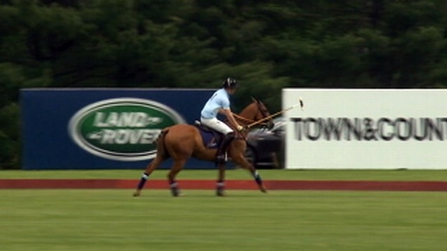VIDEO: Prince Harry Plays Polo in Connecticut