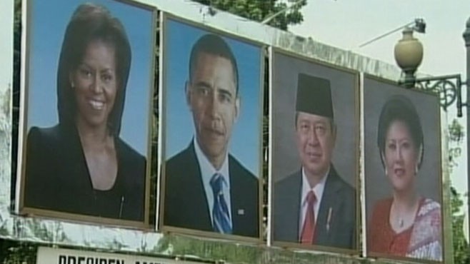 VIDEO: The president makes the second stop on his Asian tour.