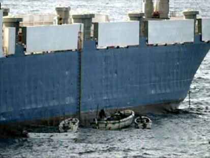 Picture of pirate ship takeover.
