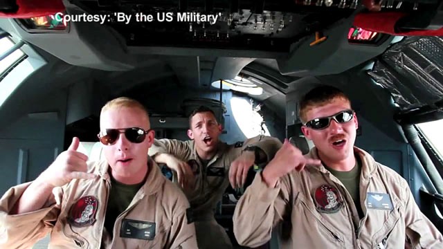 PHOTO: U.S. Marines stationed in Afghanistan lip-syncing to Carly Rae Jepsen's song "Call Me Maybe."
