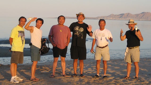 PHOTO: A group of fishermen from San Felipe, Calif. pose for a photo before shipping out. From left to right: Les, Albert, Lee, Mike, Gene, and Don. Their ship capsized on Sunday, July 3, 2011 off the coast of Mexico, leaving one man dead.