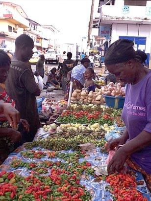 Cynthia McFadden in Liberia