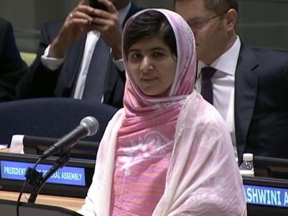 VIDEO: Pakistani girl celebrates her 16th birthday on day she speaks to United Nations student delegates.