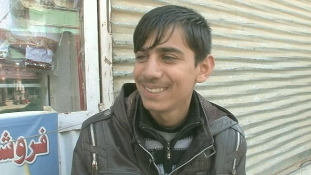 PHOTO: Fawad Mohammadi, pictured in Kabul, Afghanistan, stars in the Oscar nominated "Buzkashi Boys."."
