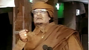 PHOTO Visiting South African president Jacob Zuma said Monday after meeting the Libyan ruler Col. Moammar Gadhafi is is ready to accept an African Union initiative for a cease-fire.