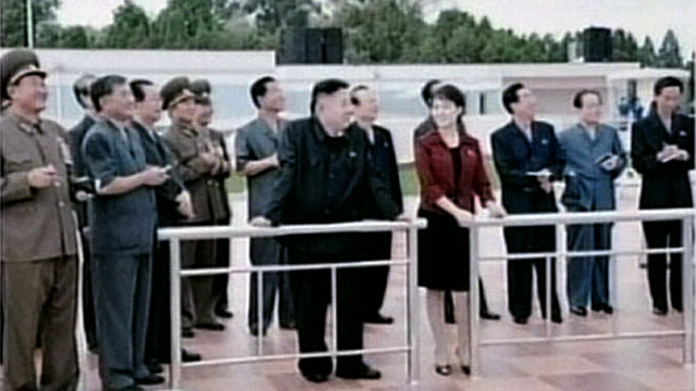 PHOTO: North Korea state TV is reporting for the first time that leader Kim Jong Un is married.