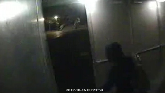 VIDEO: Security camera footage appears to show thieves at Rotterdams Kunsthall museum.