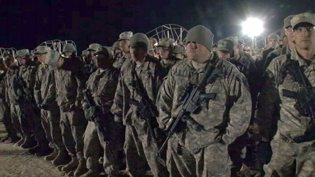 VIDEO: Fewer than 10,000 American troops remain in Iraq as withdrawal deadline comes.