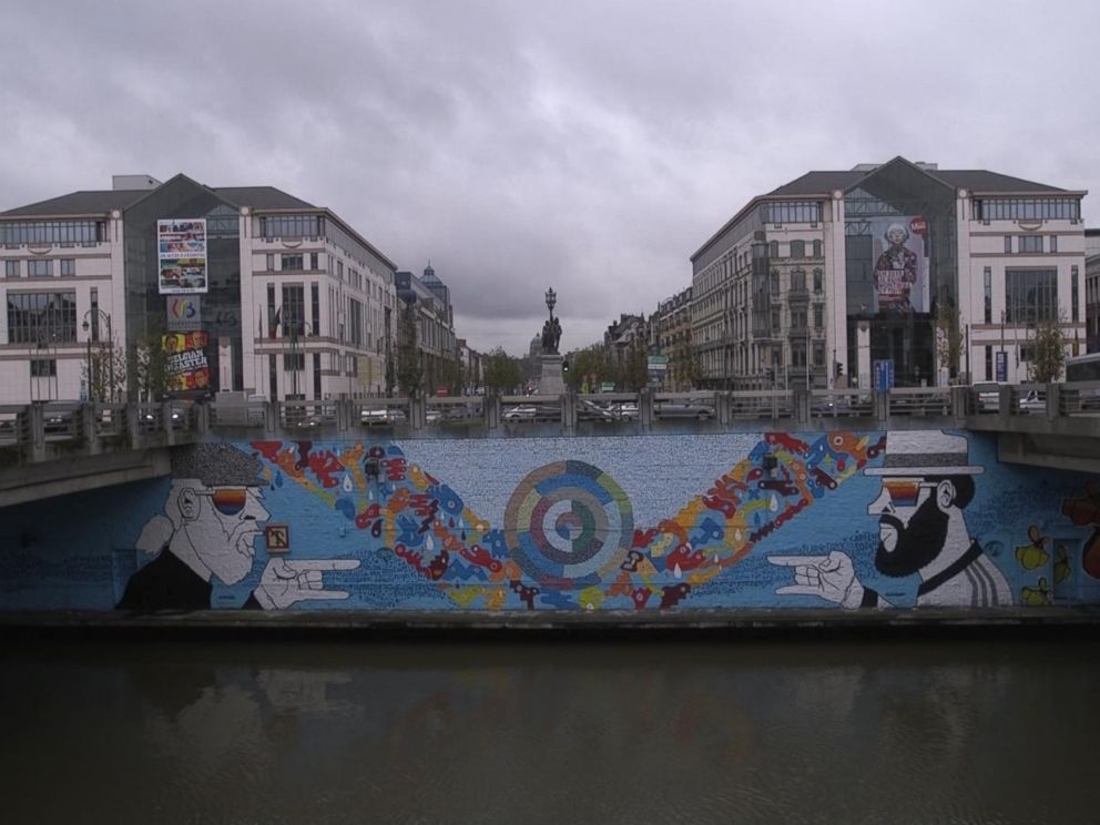 PHOTO: A scene from Molenbeek, Belgium.