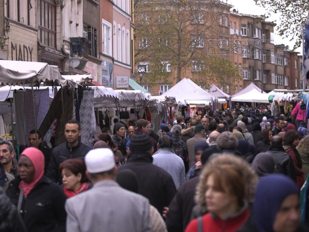 PHOTO: A scene from Molenbeek, Belgium.
