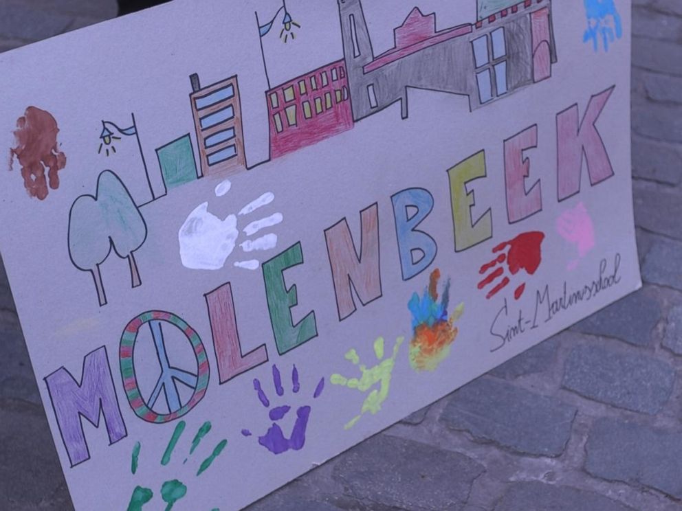 PHOTO: A scene from Molenbeek, Belgium.