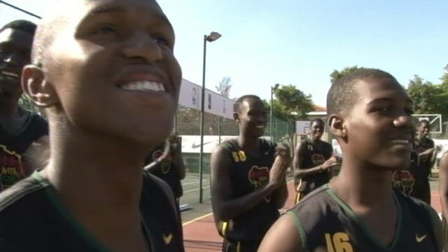 PHOTO: Basketball Without Borders offers 60 African boys four days of intensive basketball coaching from some of the biggest names in the sport.