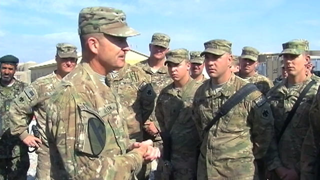 PHOTO: Oklahomas 45th Brigade has particularly faced a tough fight in east-central Afghanistan.