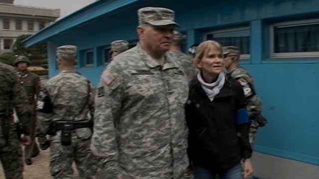 PHOTO: In an exclusive interview with Martha Raddatz, Gen. James Thurman, the top U.S. commander in South Korea, said he has never seen things as bad as they are now.