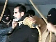 the noose around Saddam's neck