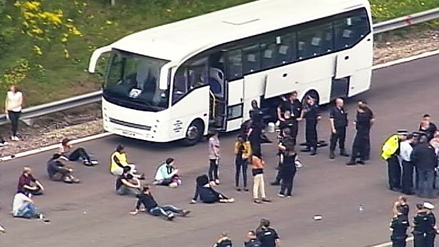 Six people have allegedly been held over a possible terror plot possibly involving Islamist extremists with potential targets in the UK.