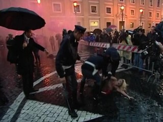 Outside the Conclave: Smoke Watching, Protesting